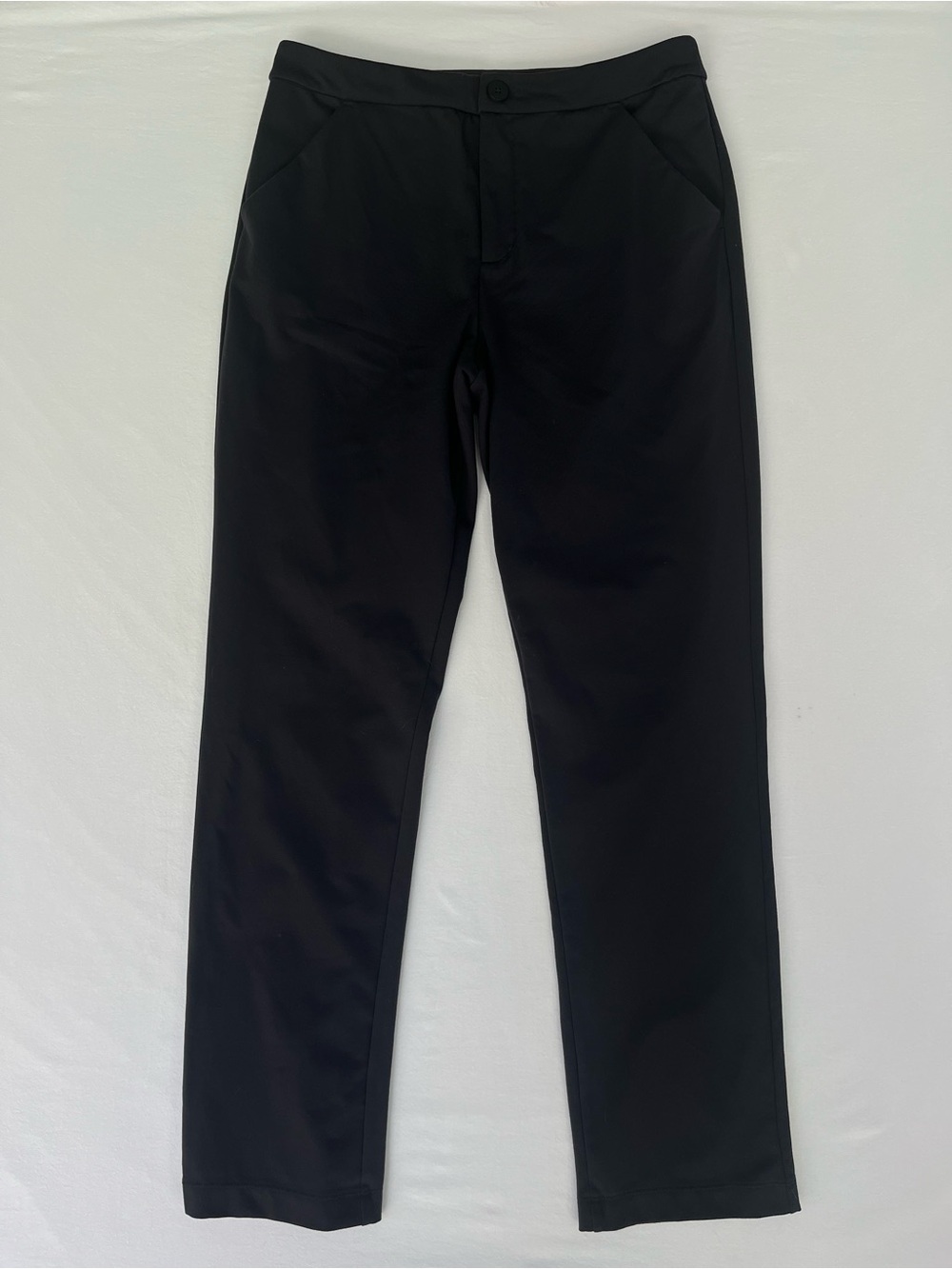 Duluth Trading Co Woman’s Black Nonstop Knit Chino Stretch Casual Pants Size 12